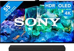 Foto van Sony bravia qd oled xr-55a95k (2022) + soundbar