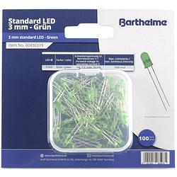 Foto van Barthelme led-assortiment groen rond 3 mm 100 mcd 30 ° 20 ma 2 v