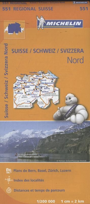 Foto van 551 suisse nord - schweiz nord - svizzera nord - paperback (9782067183704)