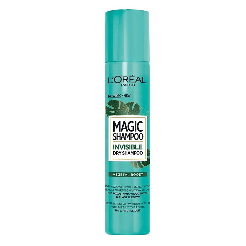 Foto van Magic shampoo onzichtbare onzichtbare vegetal boost 200ml droogshampoo