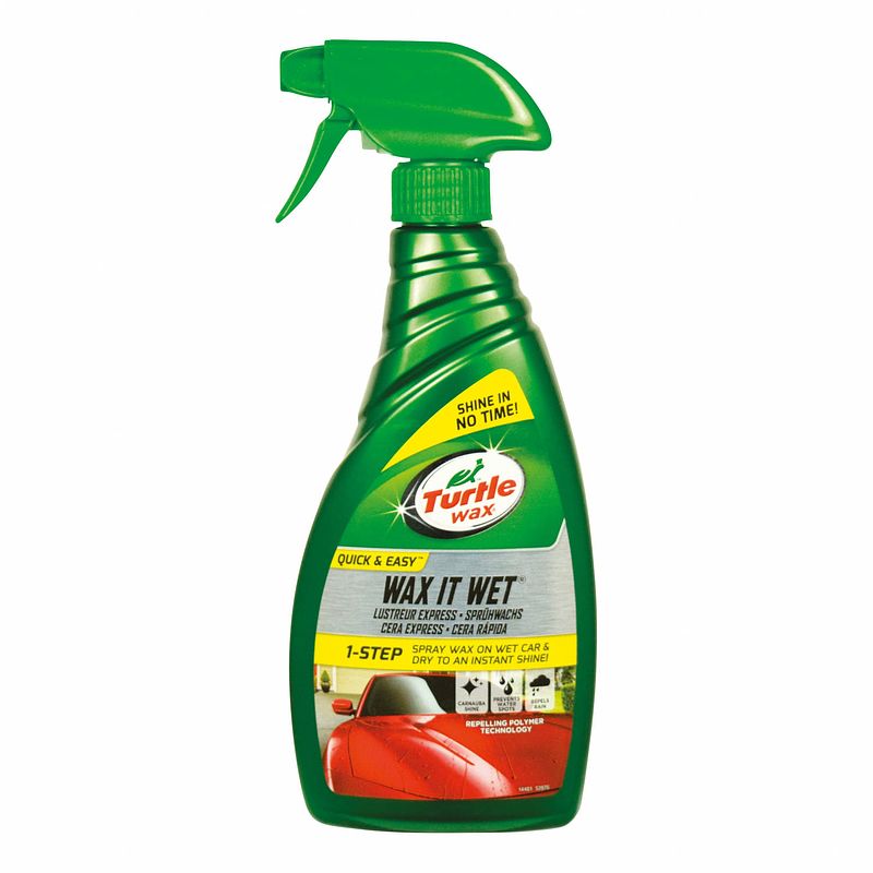 Foto van Turtle wax 52876 gl wax it wet waxspray 500ml