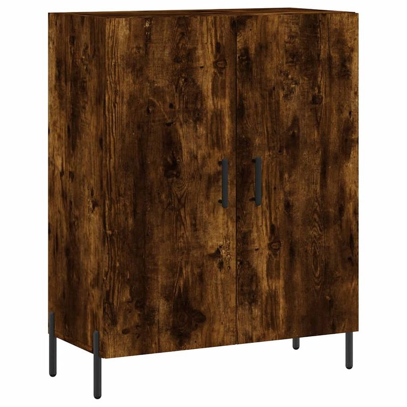 Foto van Vidaxl dressoir 69,5x34x90 cm bewerkt hout gerookt eikenkleurig