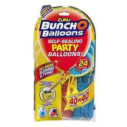 Foto van Bunch o balloons zak - 24 ballonnen rood-geel-blauw