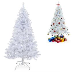Foto van Kerstboom, kunstboom, kerst, 150 cm, wit