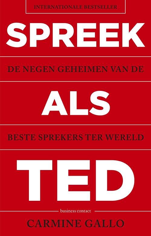 Foto van Spreek als ted - carmine gallo - ebook (9789047008453)