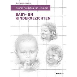 Foto van Tekenen met behulp van een raster-baby- en