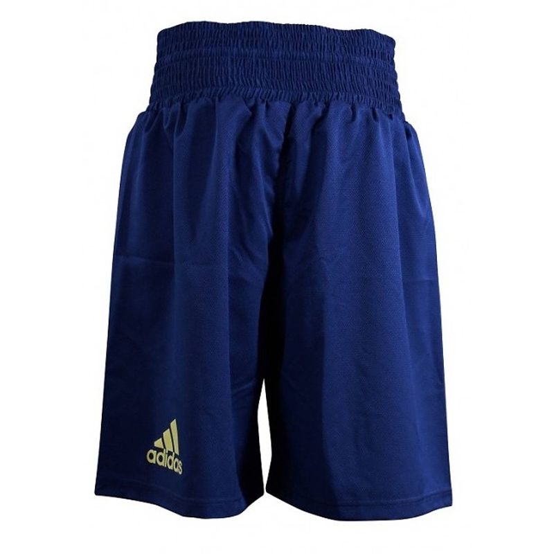 Foto van Adidas multi boksbroek micro diamond blauw/ geel maat xs