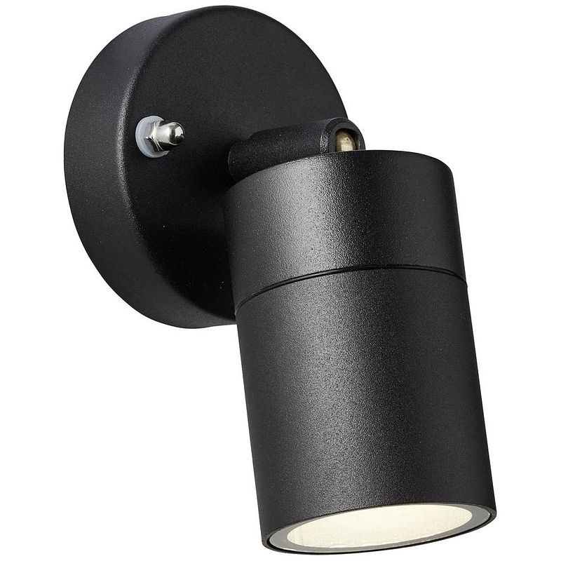 Foto van Brilliant jandy 90965a06 buitenlamp (wand) gu10 zwart