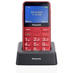 Foto van Panasonic kx-tu155 senioren mobiele telefoon rood