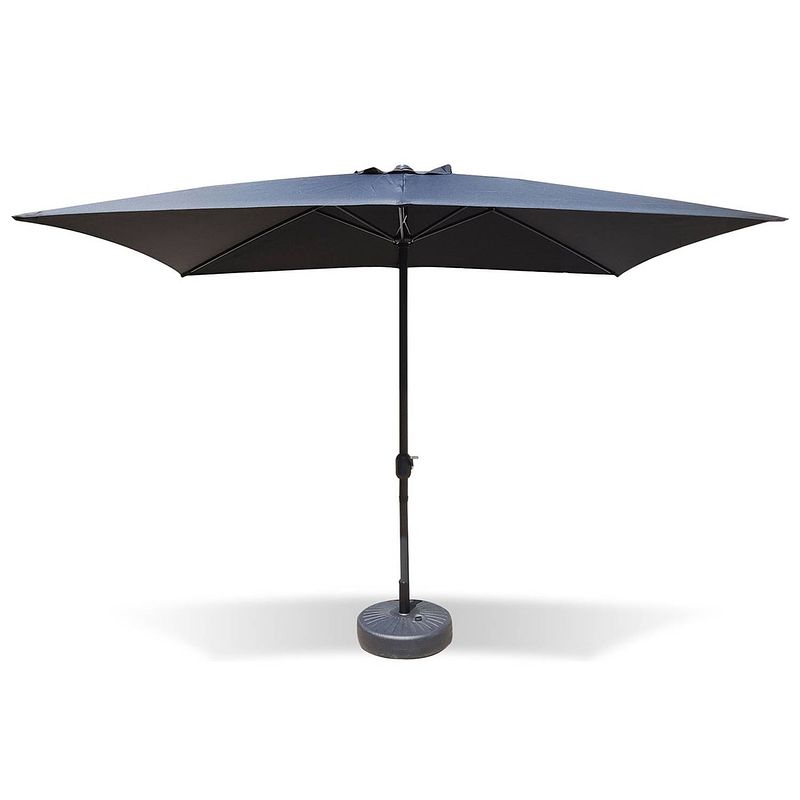 Foto van Maxxgarden parasol - tuin en balkon parasol - opdraaisysteem - 200 x 300 cm (zwart)