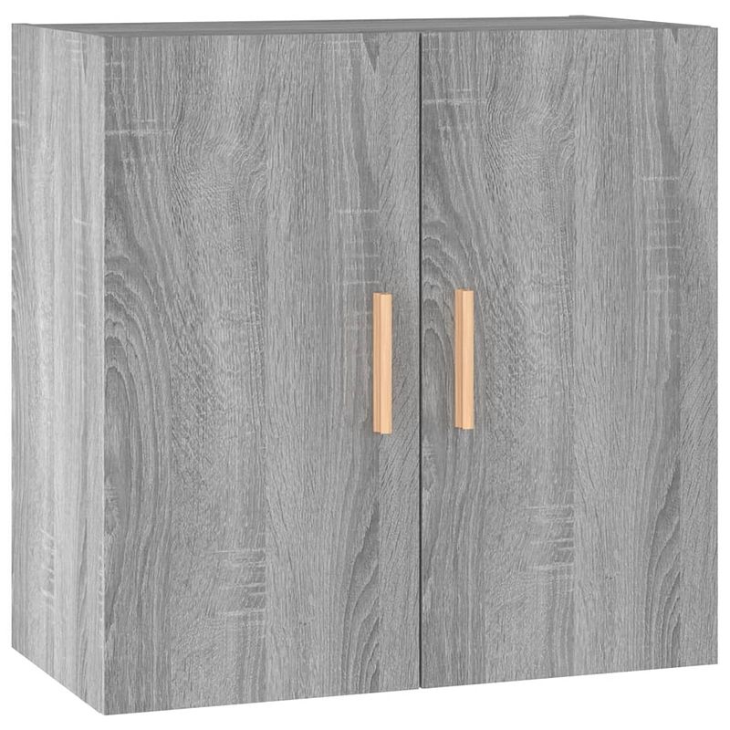 Foto van Vidaxl wandkast 60x30x60 cm bewerkt hout grijs sonoma eikenkleurig