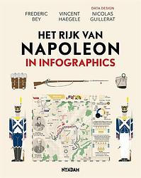 Foto van Het rijk van napoleon in infographics - frédéric bey, nicolas guillerat, vincent haegele - paperback (9789046832455)