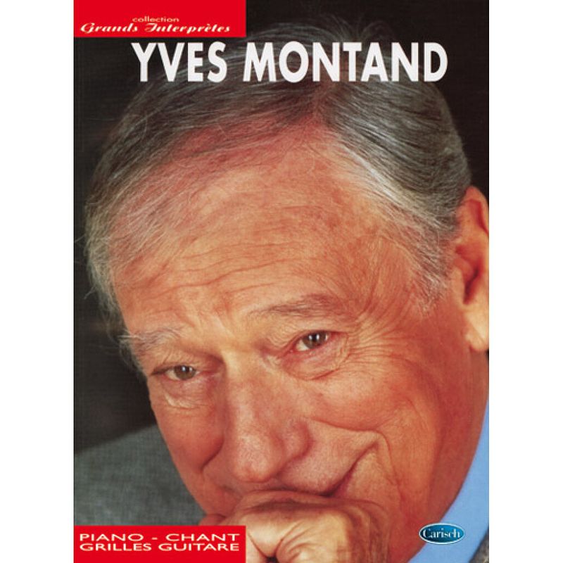 Foto van Hal leonard yves montand: collection grands interprètes songboek voor piano, gitaar en zang