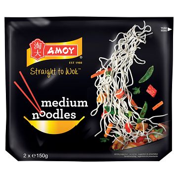 Foto van Amoy medium noodles 300g bij jumbo