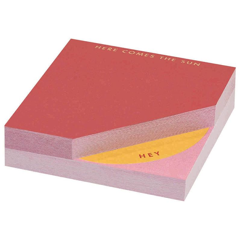 Foto van Moses notitieblok post-it bright&light papier rood 200 vel