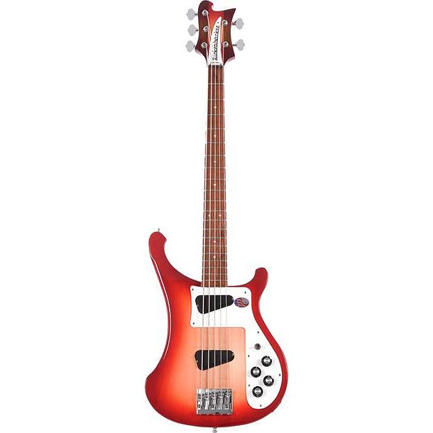 Foto van Rickenbacker 4003s/5-fg fireglo 5-snarige basgitaar met koffer