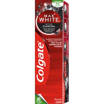 Foto van Colgate max white charcoal whitening tandpasta 75ml bij jumbo