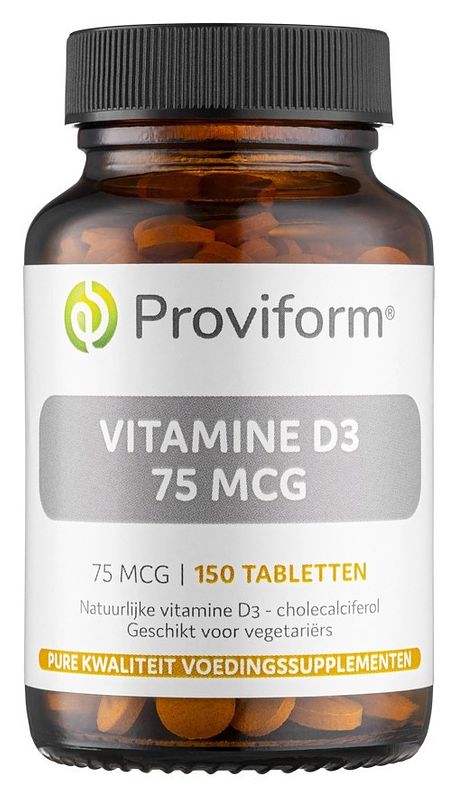 Foto van Proviform vitamine d3 75mcg tabletten