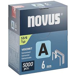 Foto van Novus nietjes type 53 5000 stuk(s) 042-0761 afm. (l x b) 6 mm x 11.3 mm