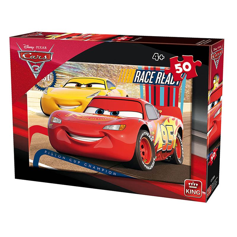 Foto van King puzzel disney cars 3 - 50 stukjes