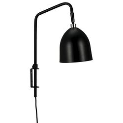 Foto van Dyberg larsen wandlamp easton led 15 x 43 cm e27 60w zwart