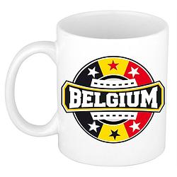 Foto van Belgium / belgie embleem mok / beker 300 ml - feest mokken