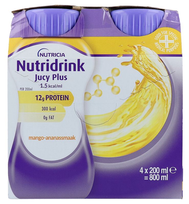 Foto van Nutridrink jucy plus mango-ananas