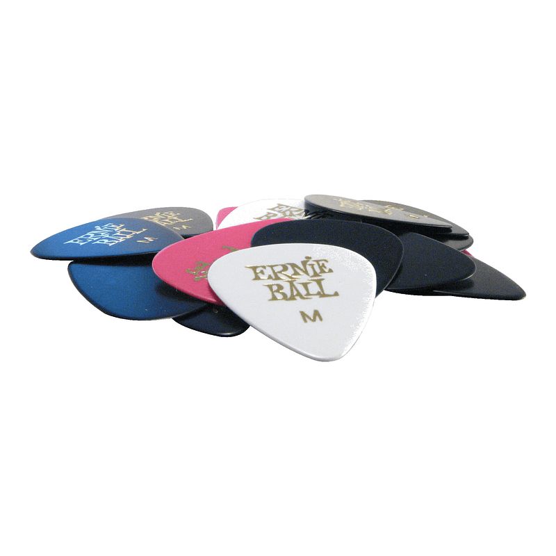 Foto van Ernie ball 9172 mixed cellulose plectrums 0.72 mm (24 stuks)