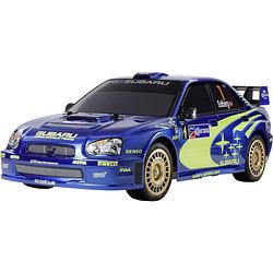 Foto van Tamiya tt-01e subaru impreza wrx 2004 brushed 1:10 rc auto elektro straatmodel 4wd bouwpakket