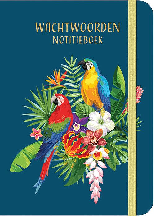 Foto van Wachtwoorden notitieboek - hardcover (9789044759914)