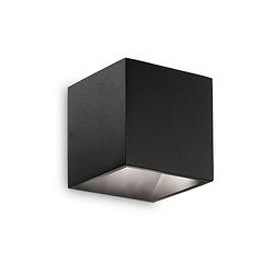 Foto van Ideal lux - rubik - wandlamp - aluminium - led - zwart