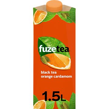 Foto van Fuzetea black tea sinaasappel en kardemomsmaak 1, 5l bij jumbo