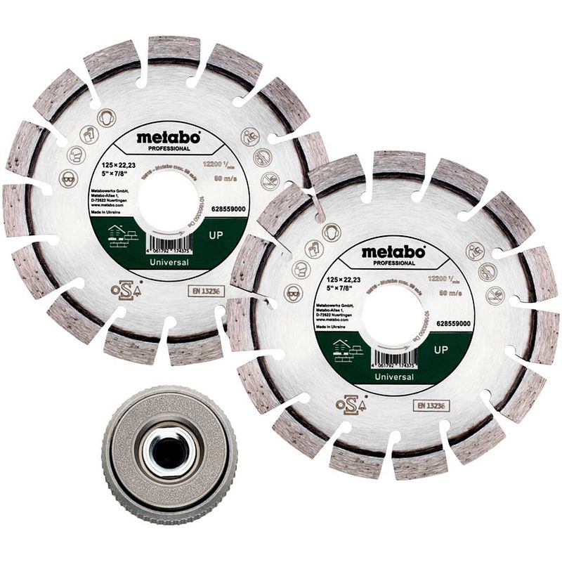 Foto van Metabo 628582000 metabo diamanten doorslijpschijf diameter 125 mm 1 stuk(s)