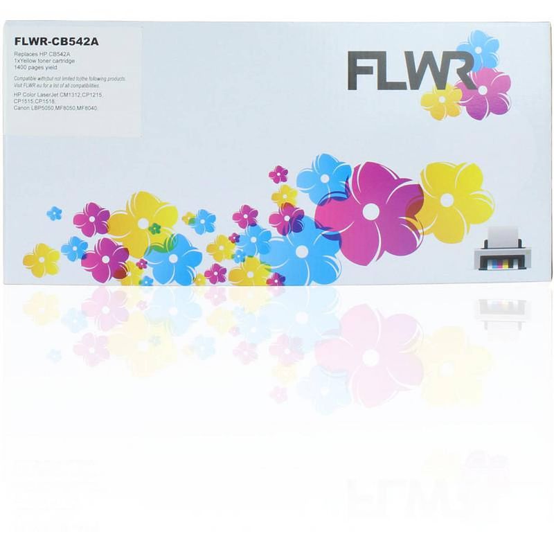 Foto van Flwr hp 125a geel toner