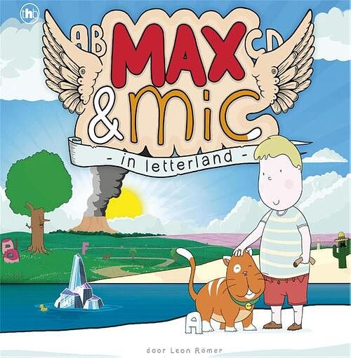 Foto van Max en mic in letterland - leon romer - ebook (9789044342673)