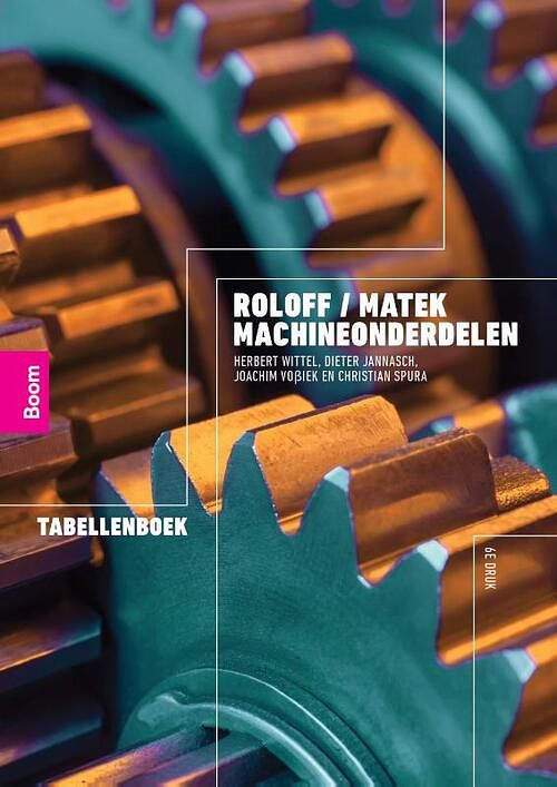 Foto van Roloff / matek machineonderdelen: tabellenboek - herbert wittel - paperback (9789024428687)