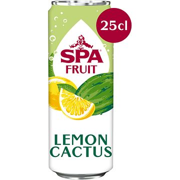 Foto van Spa fruit bruisende fruitige frisdrank lemon cactus 25 cl blik bij jumbo