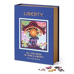 Foto van Liberty all you need is love 500 piece book puzzle - puzzel;puzzel (9780735380097)