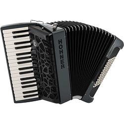 Foto van Hohner bravo iii 72 mycolor silent key twilight accordeon