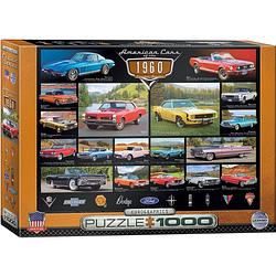 Foto van Eurographics puzzel american cars of the 1960s - 1000 stukjes