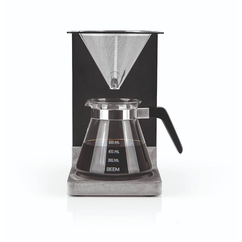 Foto van Beem pour over koffiemachine - beton