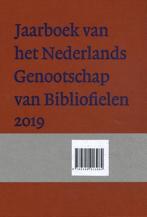 Foto van Jaarboek van het nederlands genootschap van bibliofielen - anton vander lem, corinna van schendel - hardcover (9789490913984)