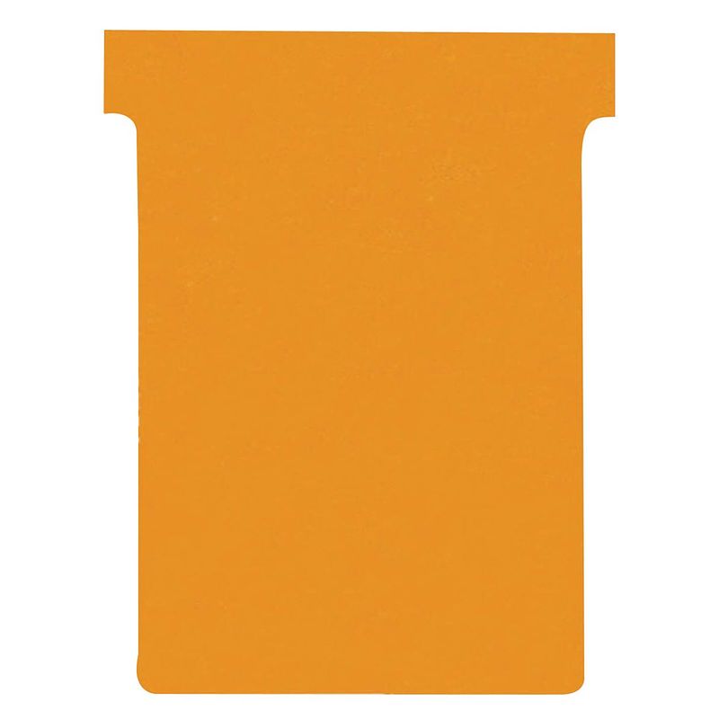 Foto van Nobo t-planbordkaarten index 3, ft 120 x 92 mm, oranje