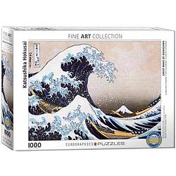 Foto van Eurographics great wave of kanagawa - hokusai (1000)