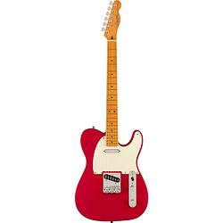 Foto van Squier limited edition classic vibe 's60s custom telecaster mn satin dakota red elektrische gitaar