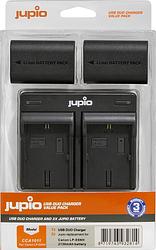 Foto van Jupio kit: 2x battery lp-e6nh + usb dual charger