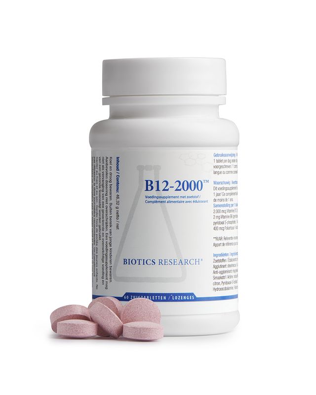 Foto van Biotics b12-2000 tabletten