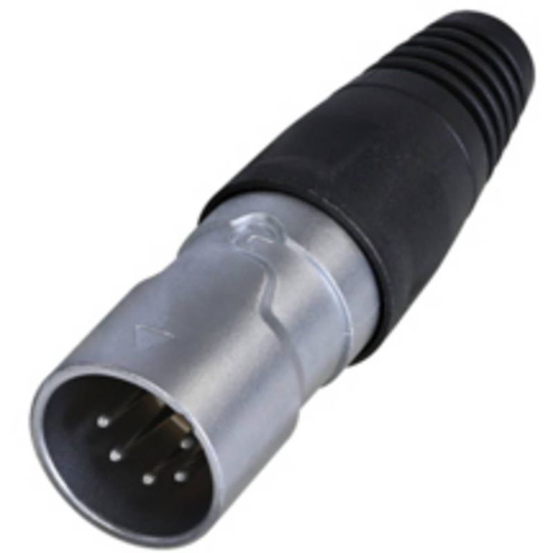 Foto van Rean rcx5m-z-000-1 xlr-connector stekker, recht aantal polen: 5 1 stuk(s)