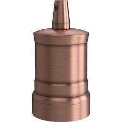 Foto van Calex lampholder e27 aluminium model peak m-035 matt copper, max.250v-60w