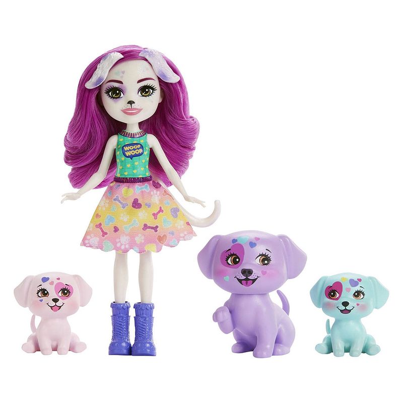 Foto van Mattel enchantimals city tails pop met dierenvriendjes